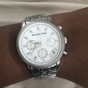 Michael Kors Ritz Silver Watch